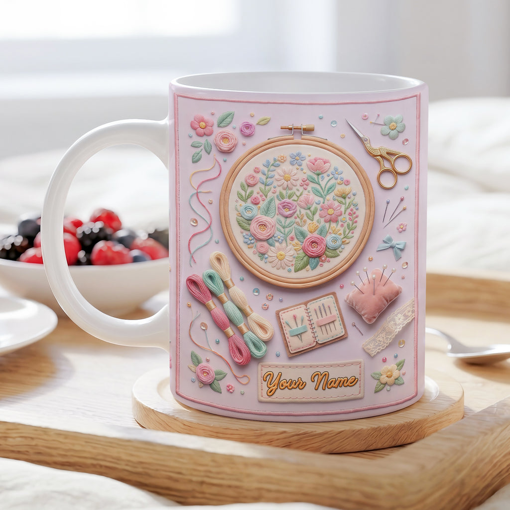 Personalized Sewing Mug, Gift For Streamsess