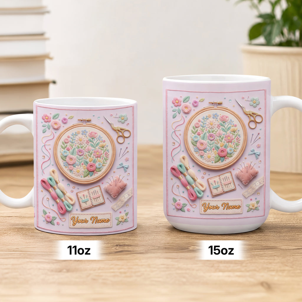 Personalized Sewing Mug, Gift For Streamsess